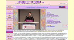 Desktop Screenshot of cosmetictattooist.com